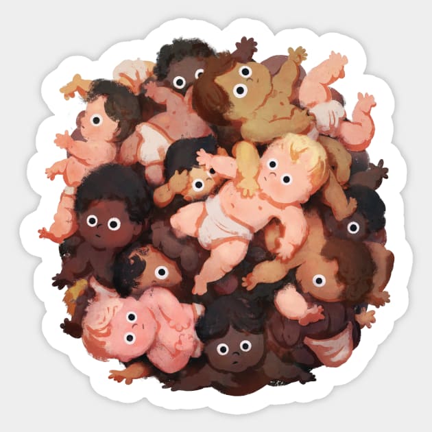 Baby Ball Sticker by brandonjamesscott